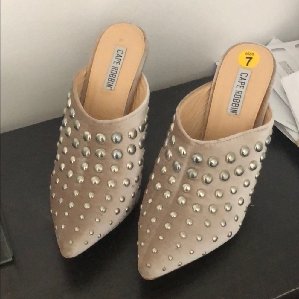 Cape robbin backless Shoes
